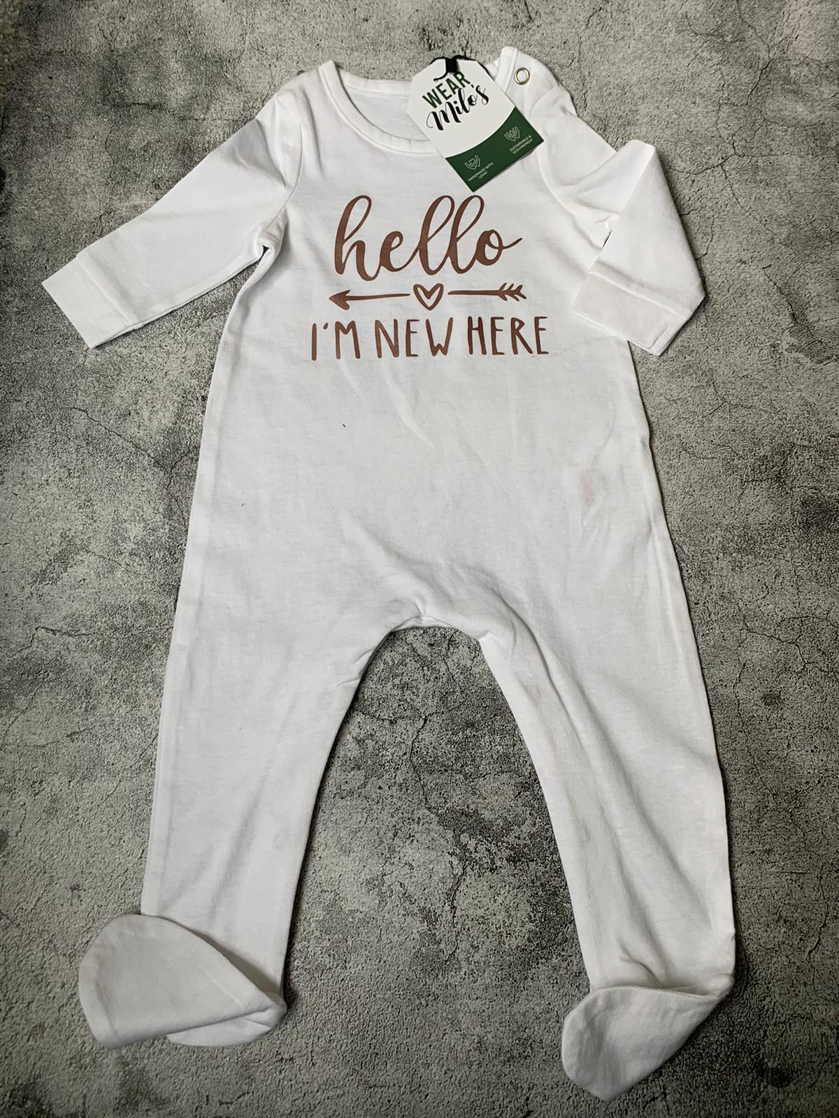 Organic Footed Sleepsuit - 0/3 Months