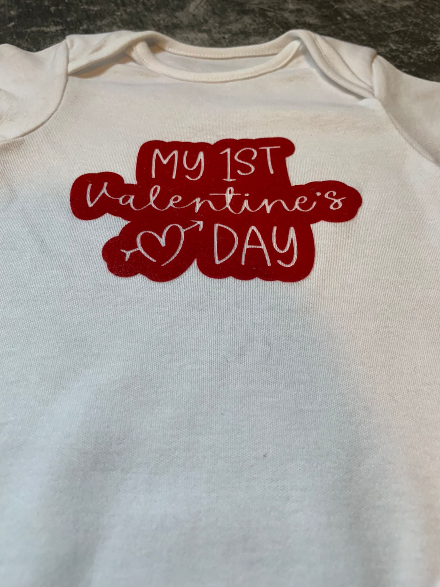 My First Valentine's Day Baby Vest - 3-6 months