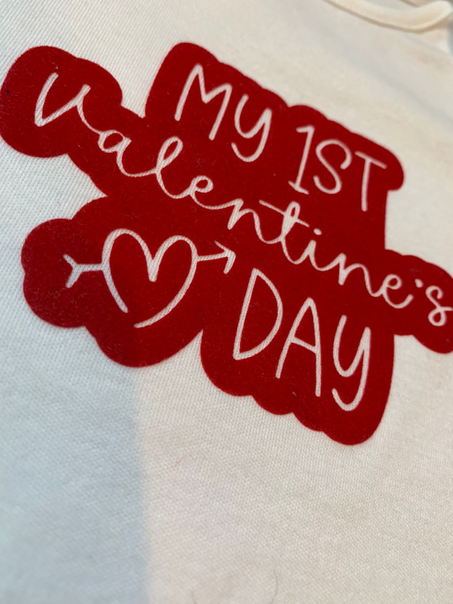 My First Valentine's Day Baby Vest - 3-6 months