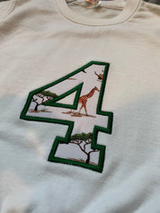 Number 4 Applique Sweater - 4-5 years