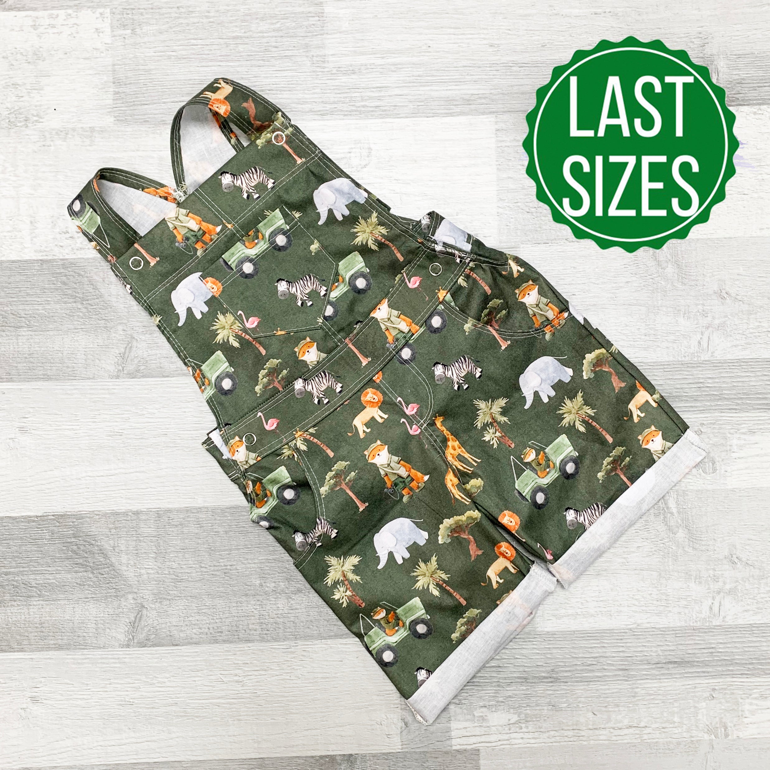 Fox on Safari Dungarees