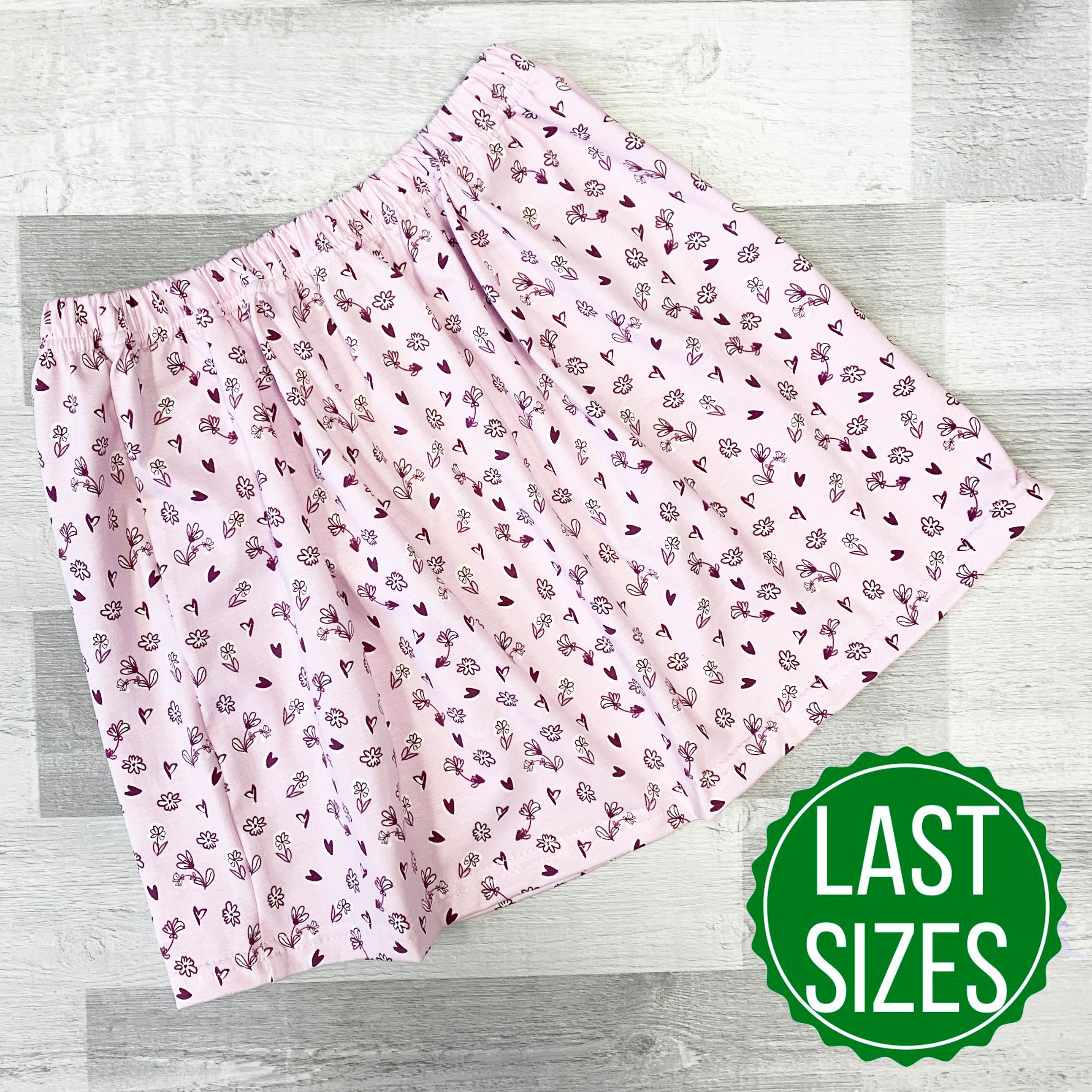 Flowers & Hearts Circle Skirt