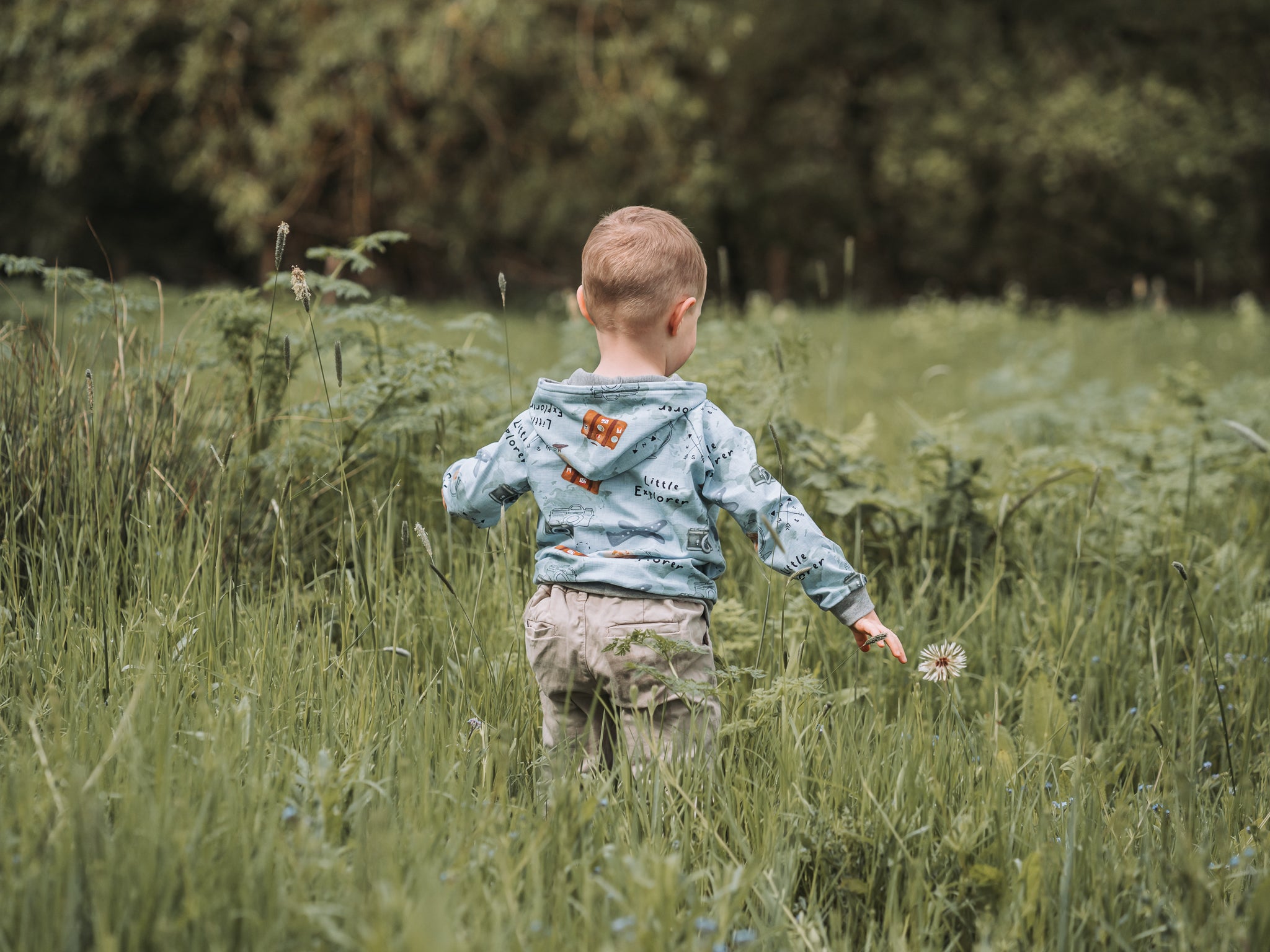 Little Explorer Hoodie - Blue