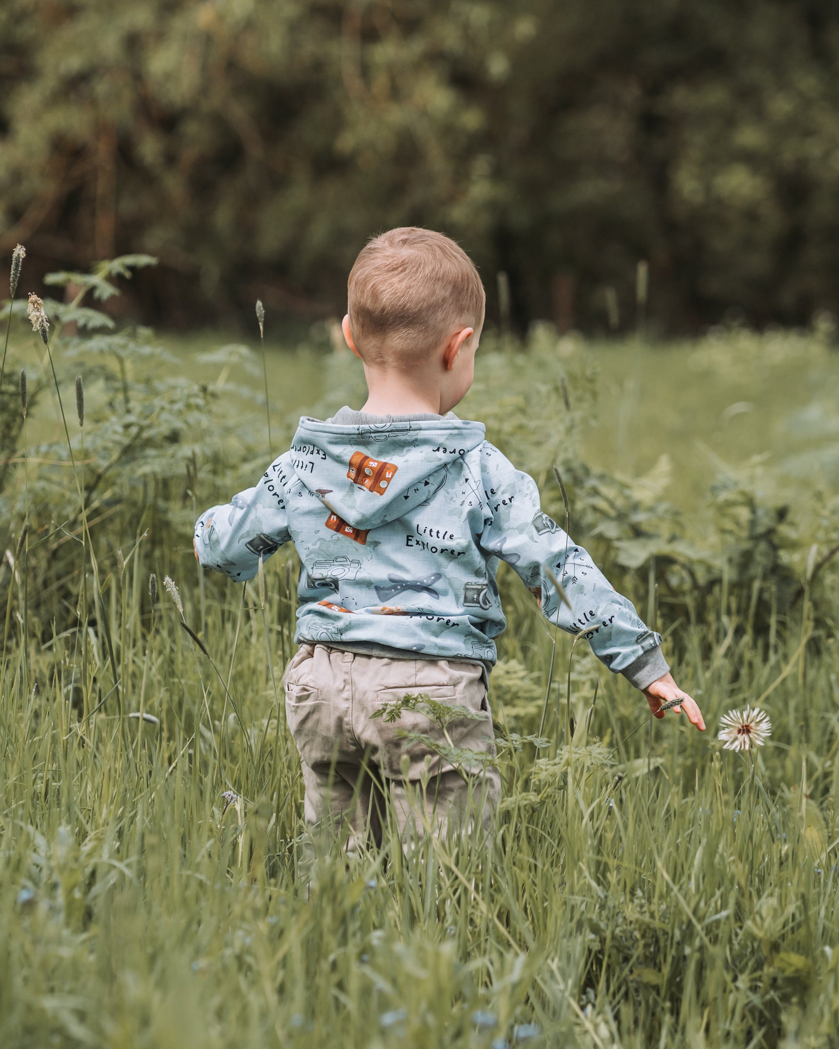 Little Explorer Hoodie - Blue
