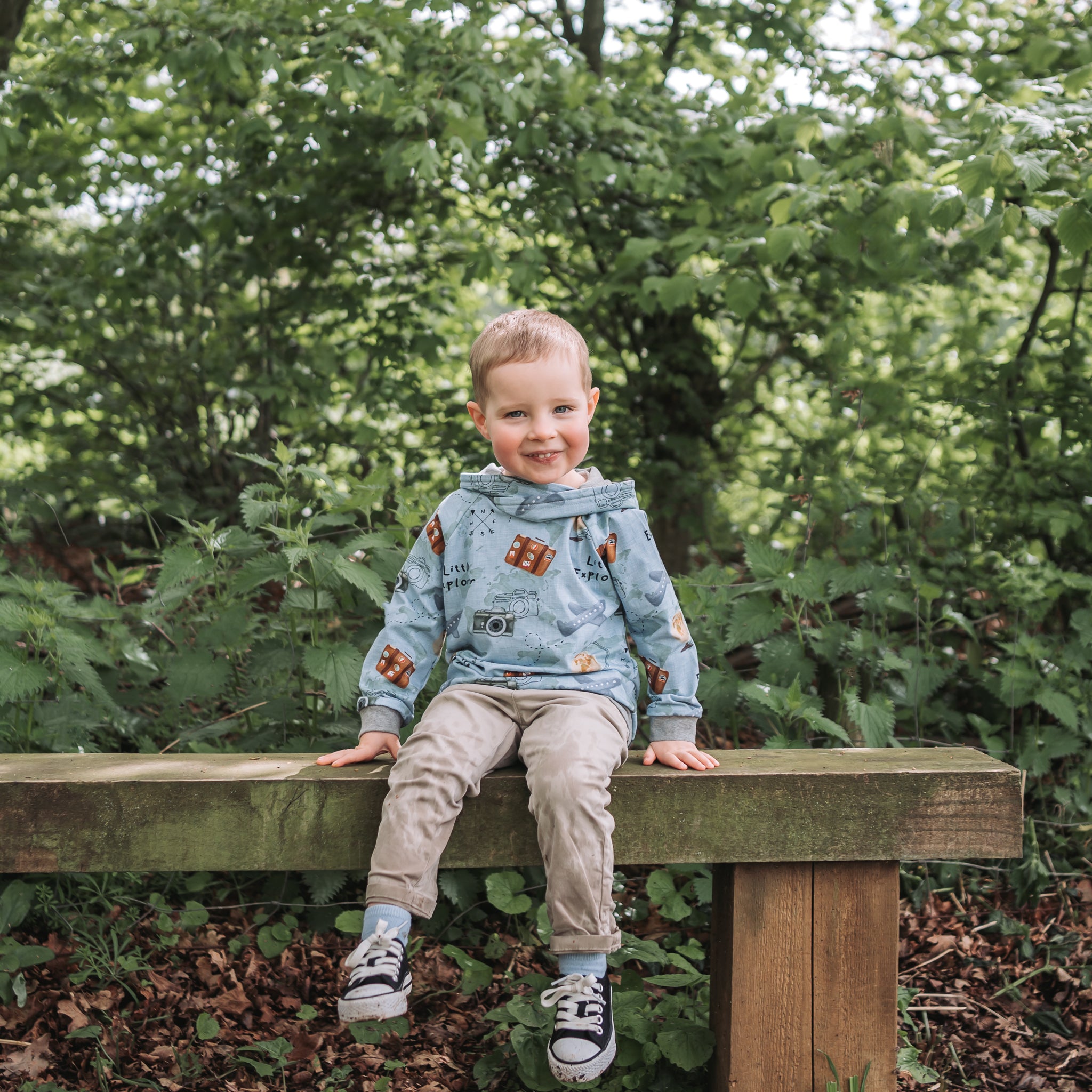Little Explorer Hoodie - Blue