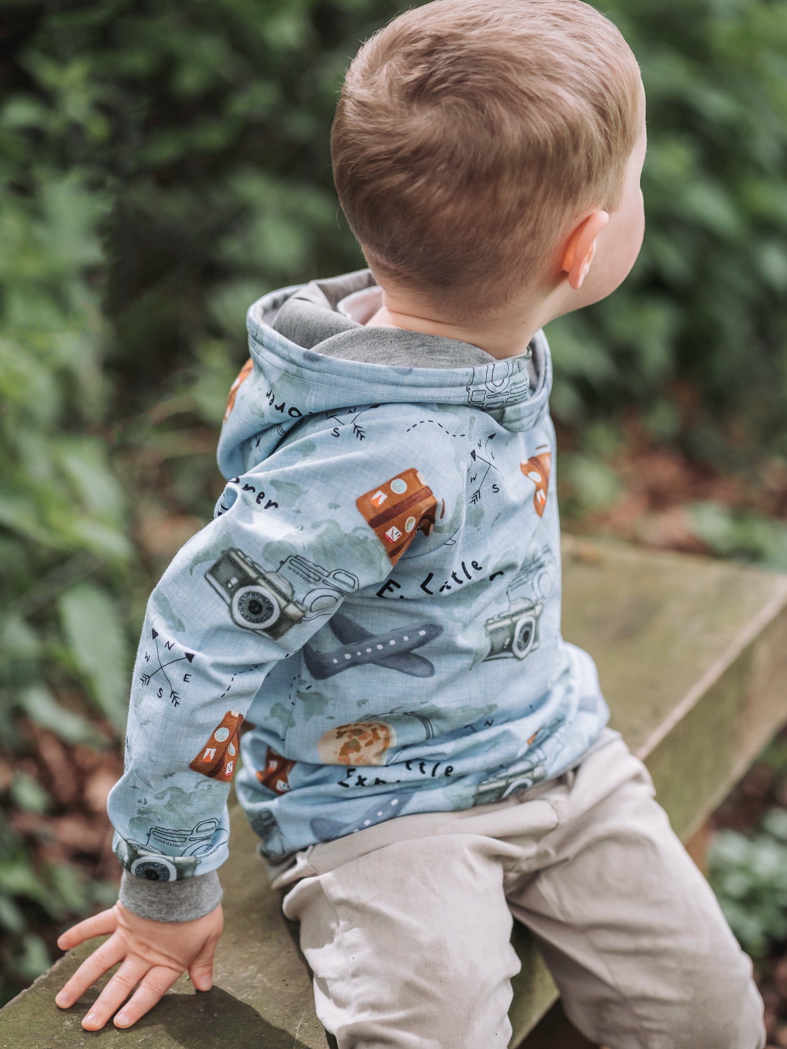 Little Explorer Hoodie - Blue