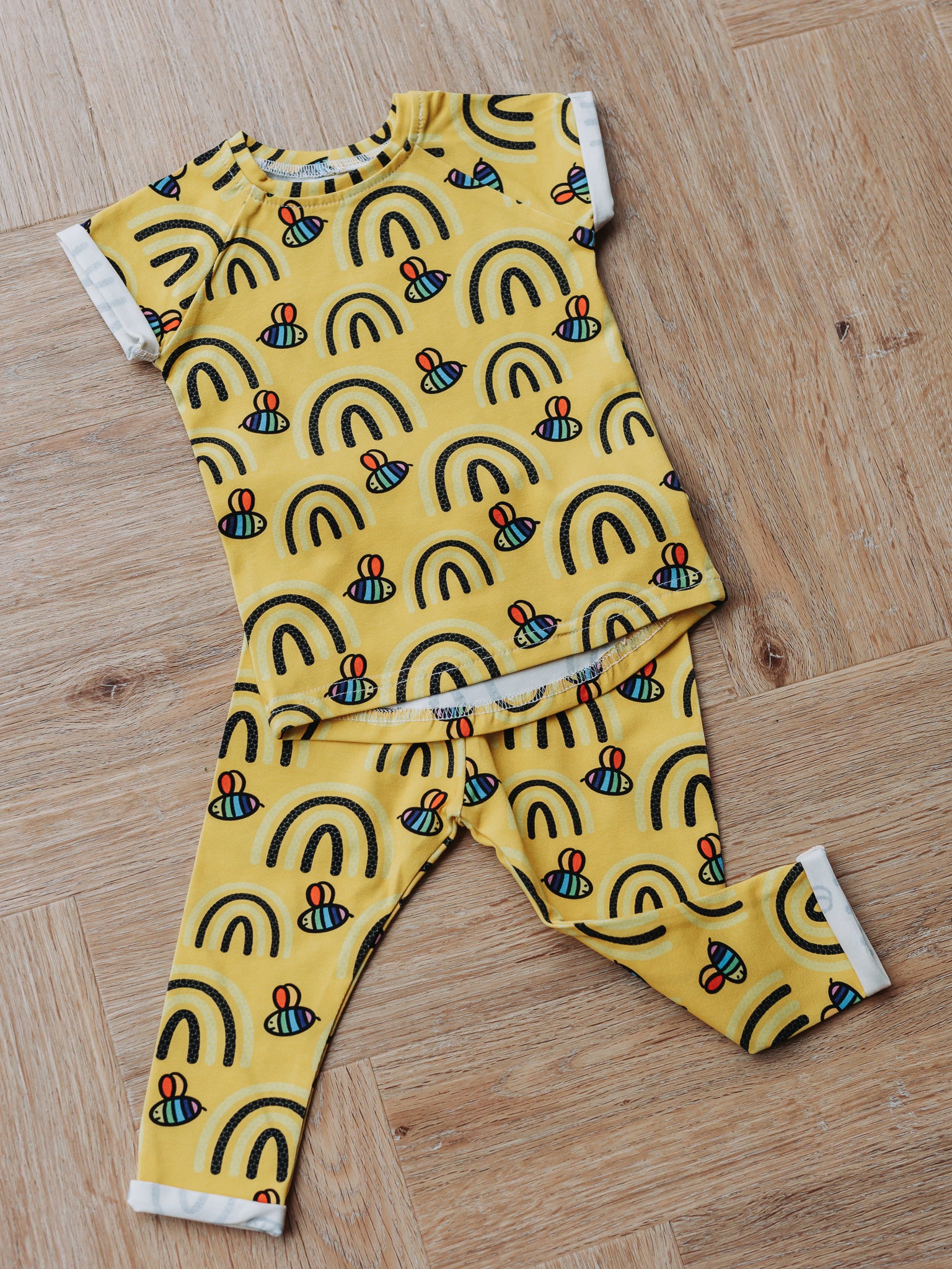 Bees & Rainbows Outfit Bundle - 6/9 Months