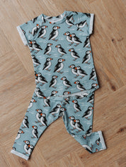 Blue Puffin Outfit Bundle - 6-9 Months
