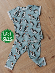 Blue Puffin Outfit Bundle - 6-9 Months