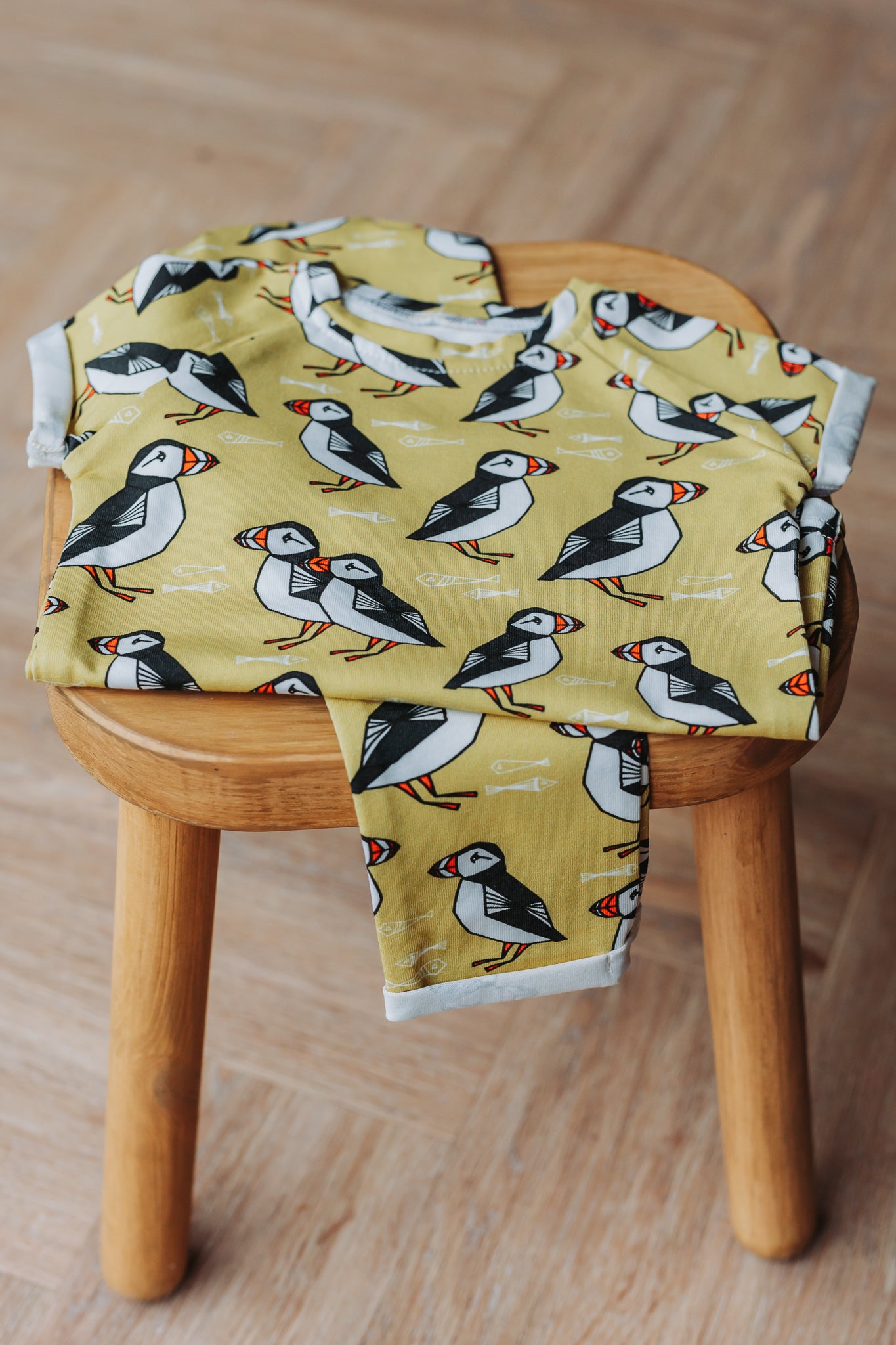 Yellow Puffin Outfit Bundle - 9-12 Months