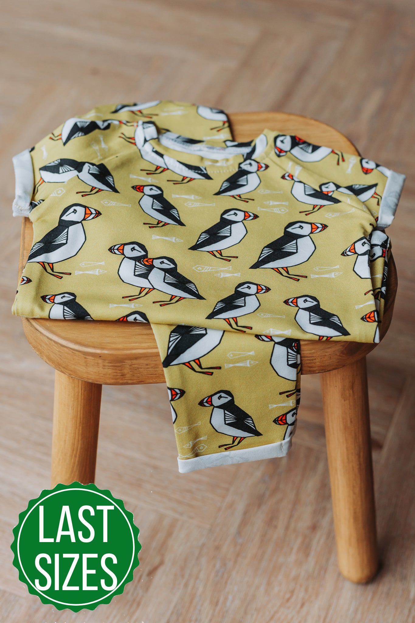 Yellow Puffin Outfit Bundle - 9-12 Months