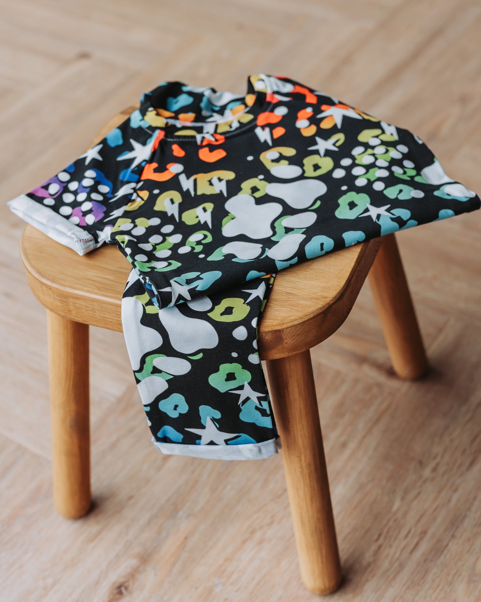 Rainbow Leopard Outfit Bundle - 2-3 Years