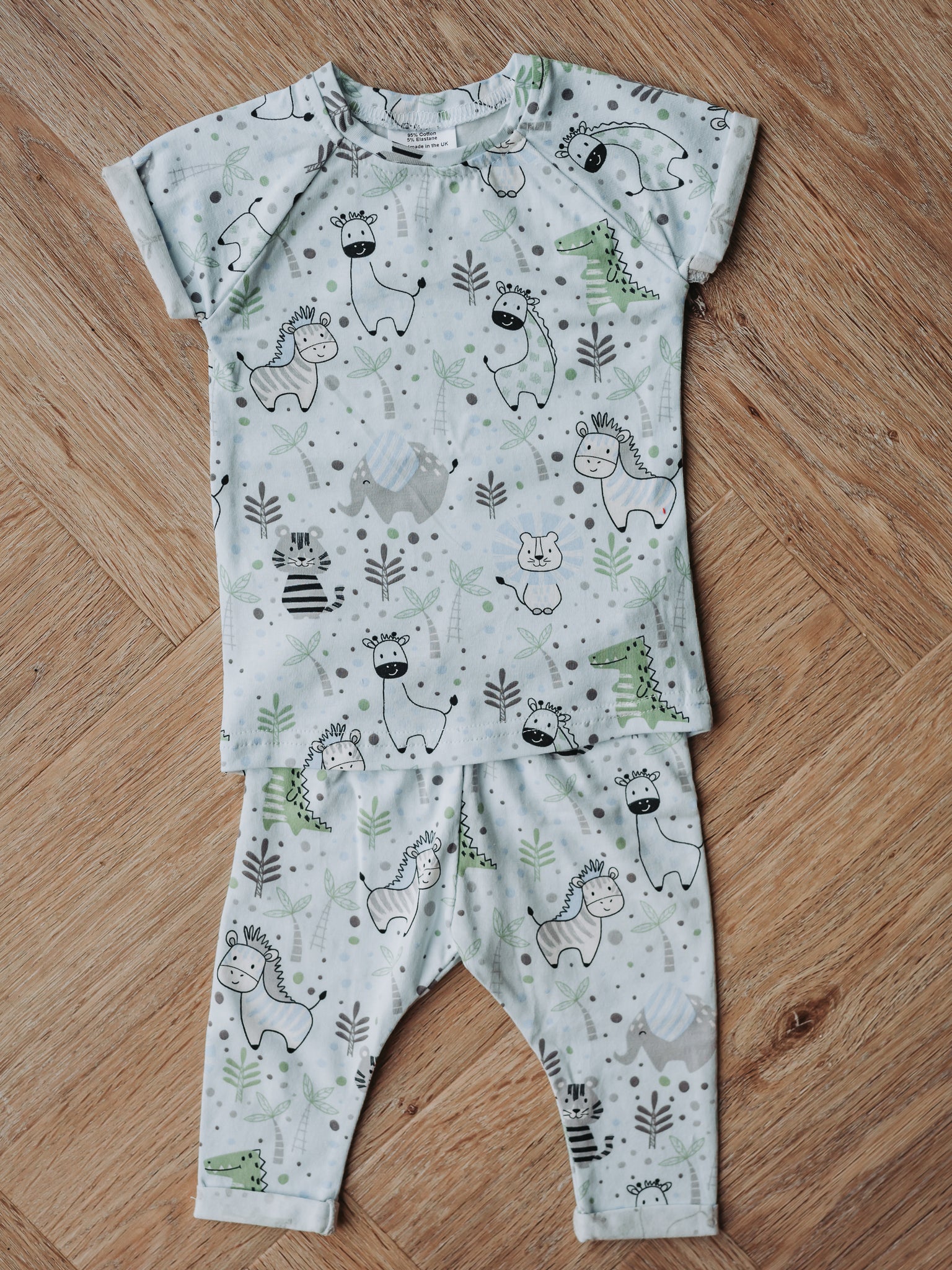 Baby Animals Outfit Bundle - 0-3 Months