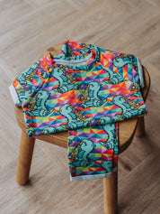 Dinos & Pizza Outfit Bundle - 12/18 Months