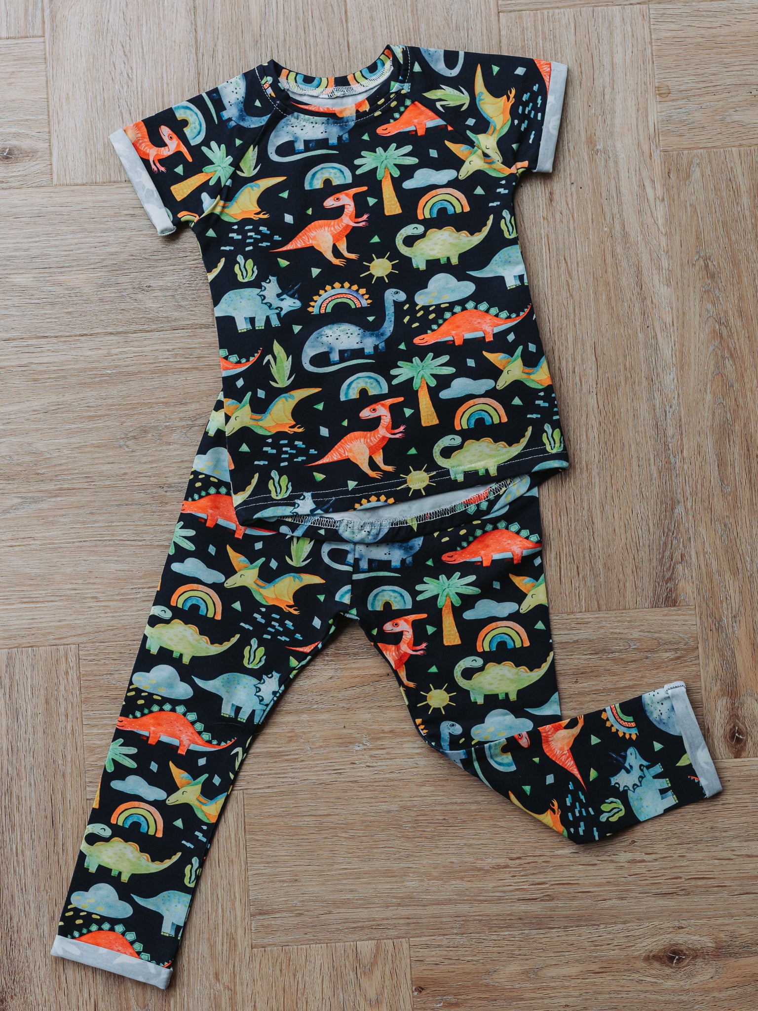Rainbow Dinosaur Outfit Bundle