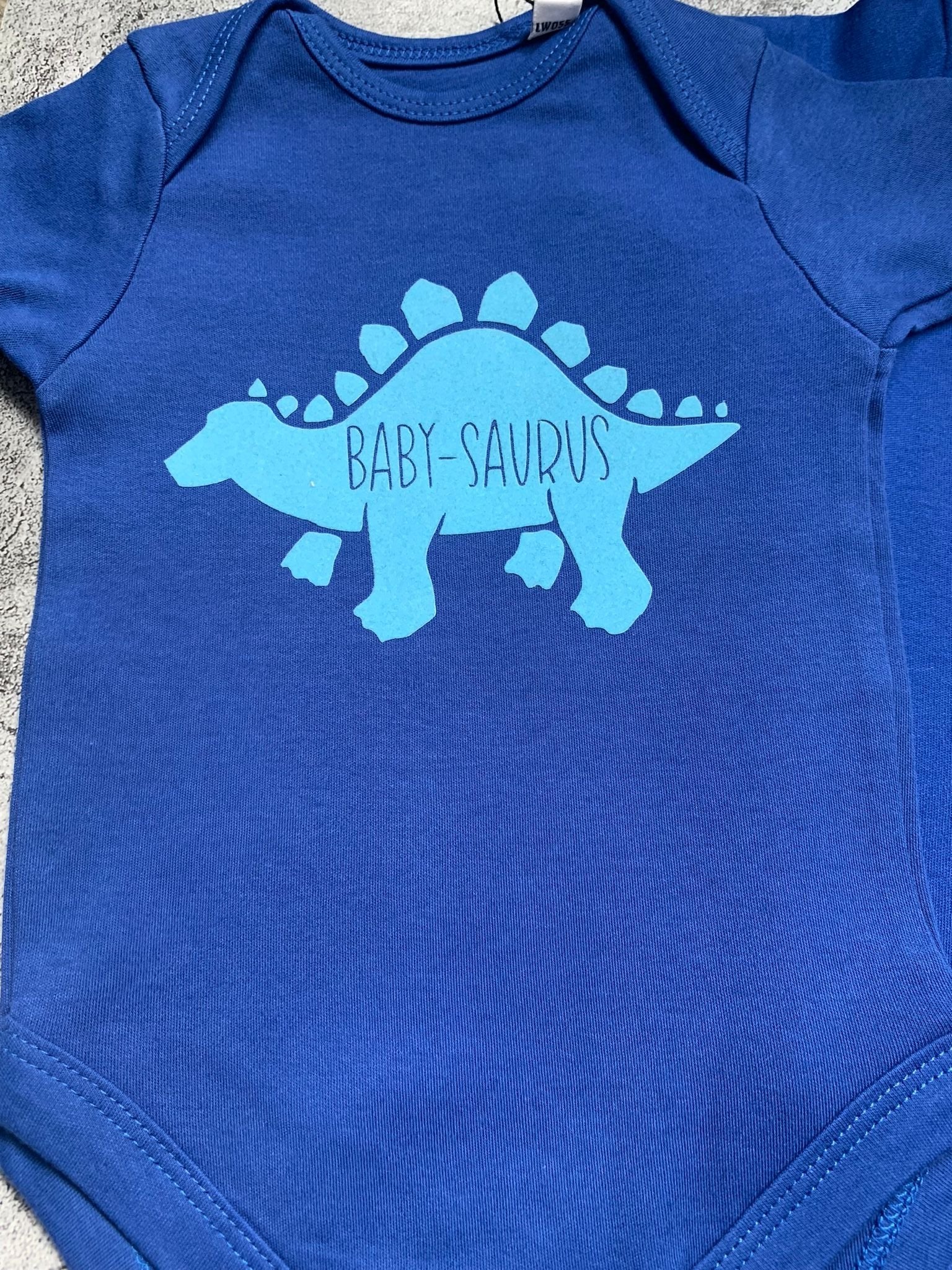 Baby-Saurus Baby Vest - 3-6 months