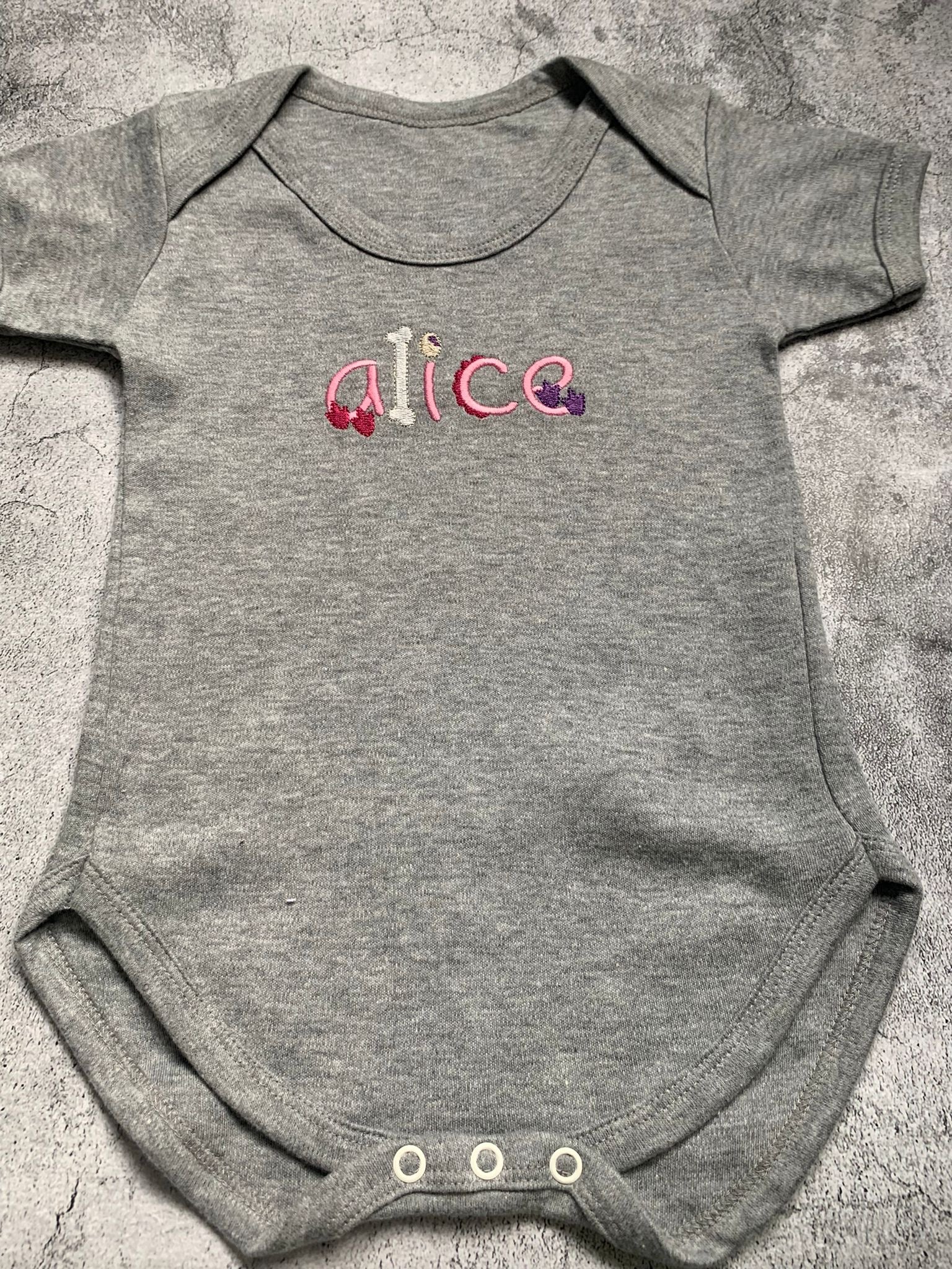 Ex-Display Personalised 'Alice' Vest - 6-12 months