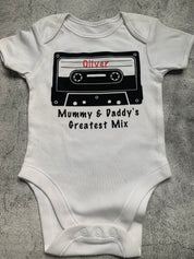 Ex-Display Personalised 'Oliver' Vest - 0-3 months
