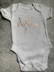 Ex-Display Personalised 'Sophia' Vest - 0-3 months