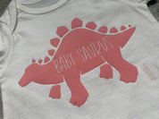 Baby-Saurus Baby Vest - 0-3 months
