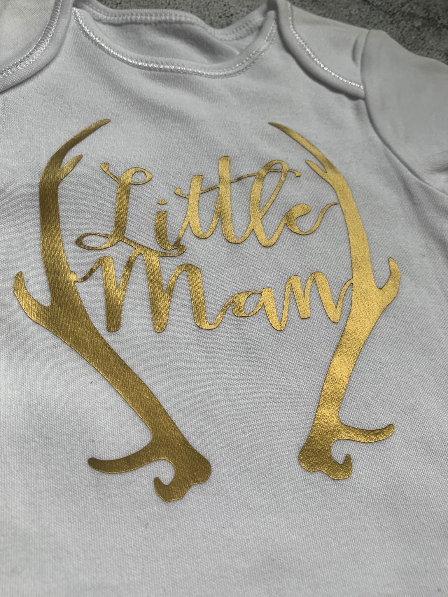 Little Man Baby Vest - 3-6 months