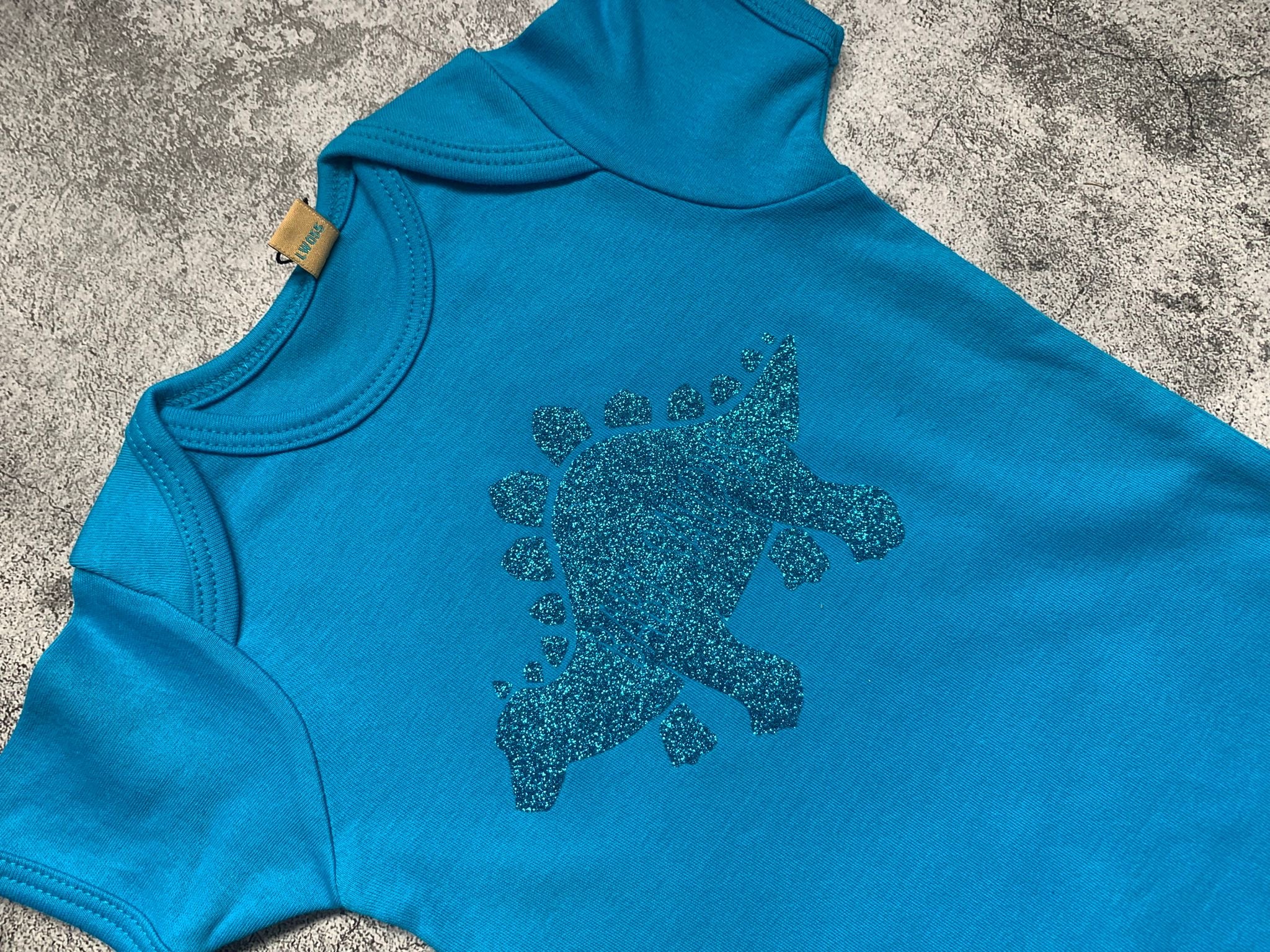 Baby-Saurus Baby Vest - 3-6 months