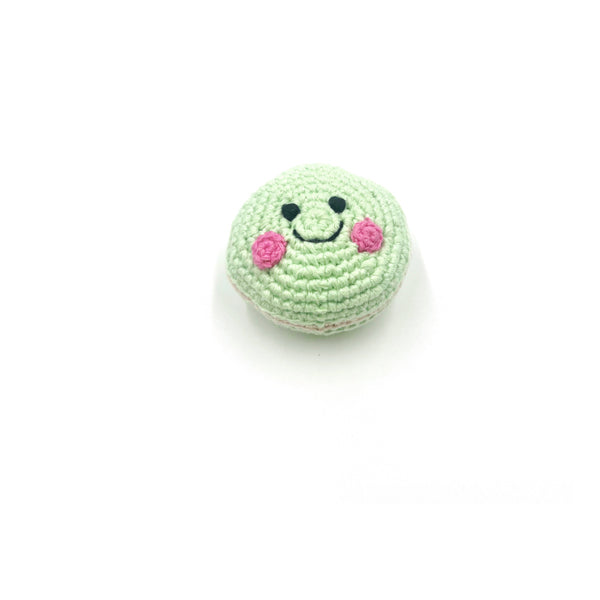 Pistachio Macaron Rattle