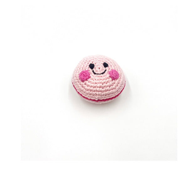 Strawberry Macaron Rattle