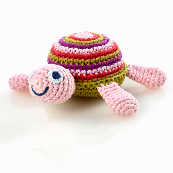 Pink Turtle Rattle