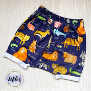 AlphaZoo Harem Shorts - Navy