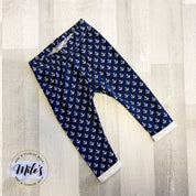 Blue Anchor Leggings