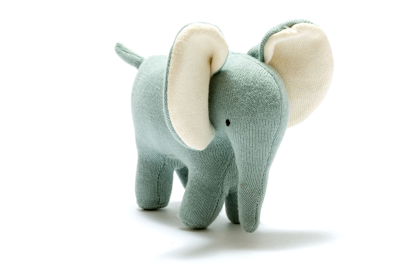 Organic 'Ellis' Elephant Soft Toy in Teal
