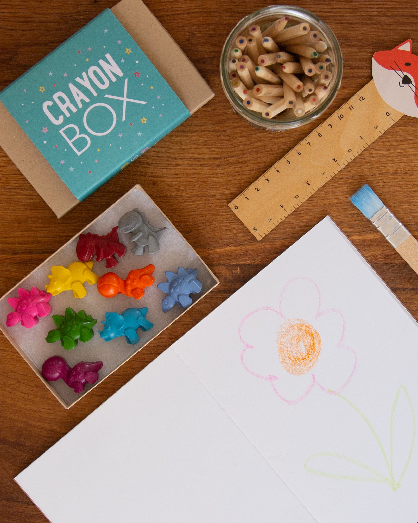 Dinosaur Themed Crayon Box