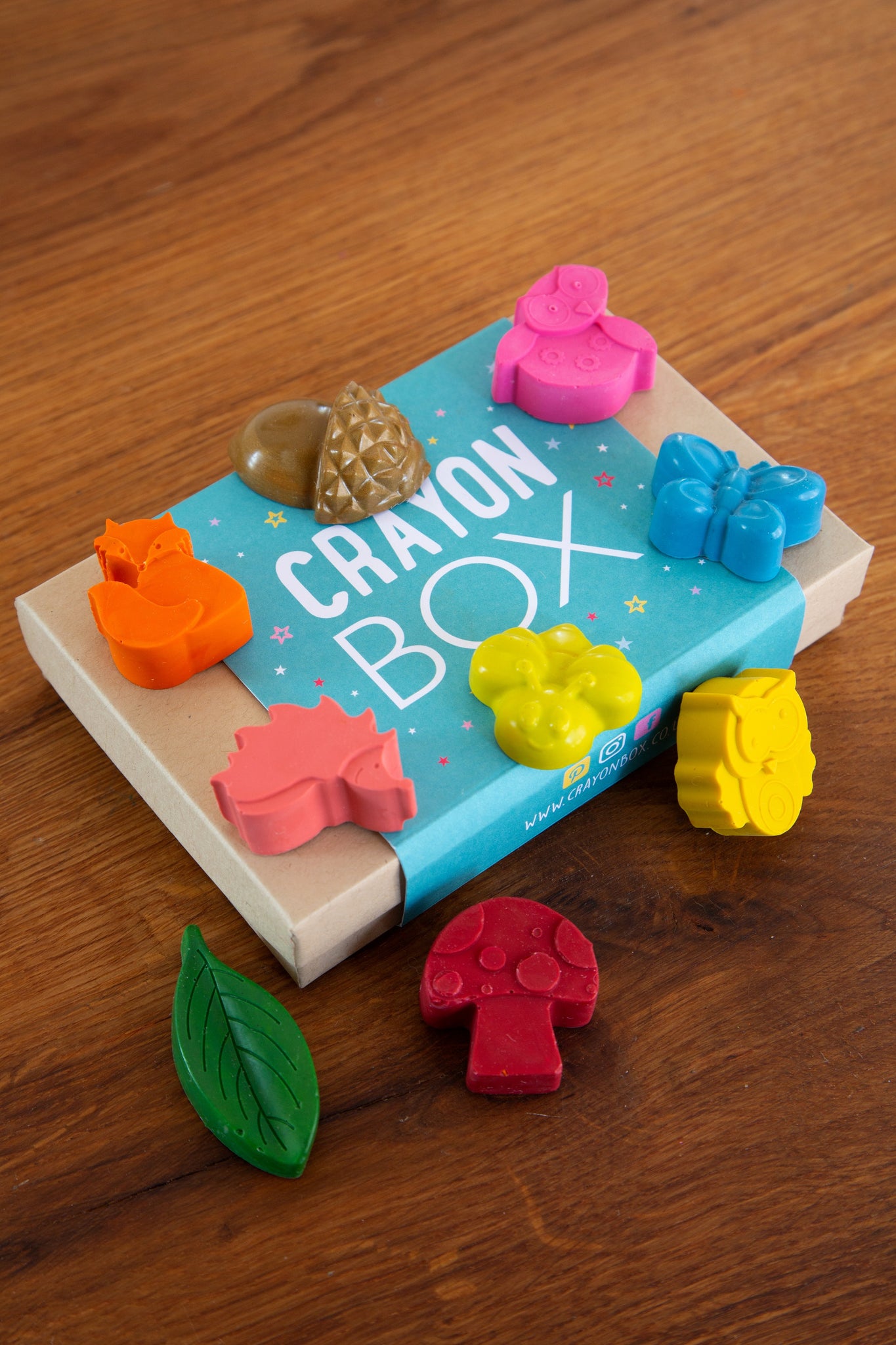 Woodland Themed Crayon Box