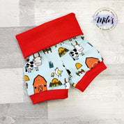 Farmyard Foldover Shorts