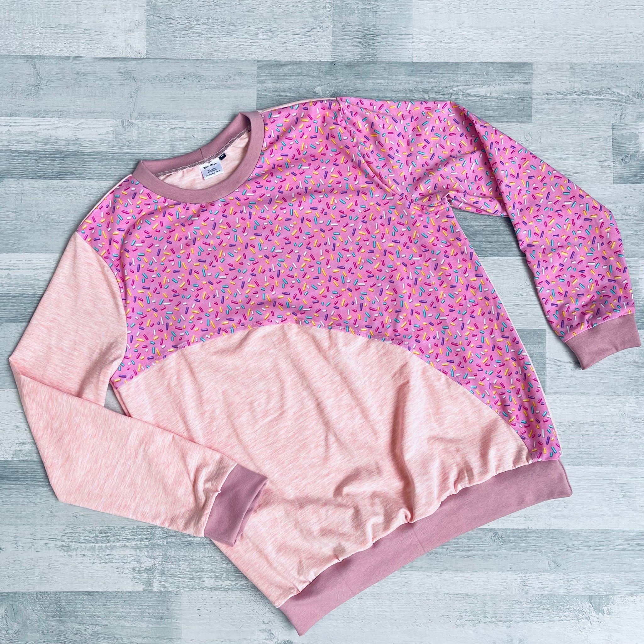 Pink Sprinkles Mama Sweater