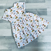 Premium 100% Cotton Sun Dress with twist back detail - Fox at the Farm