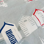 Sailboat & Beach Hut Giant Cushion