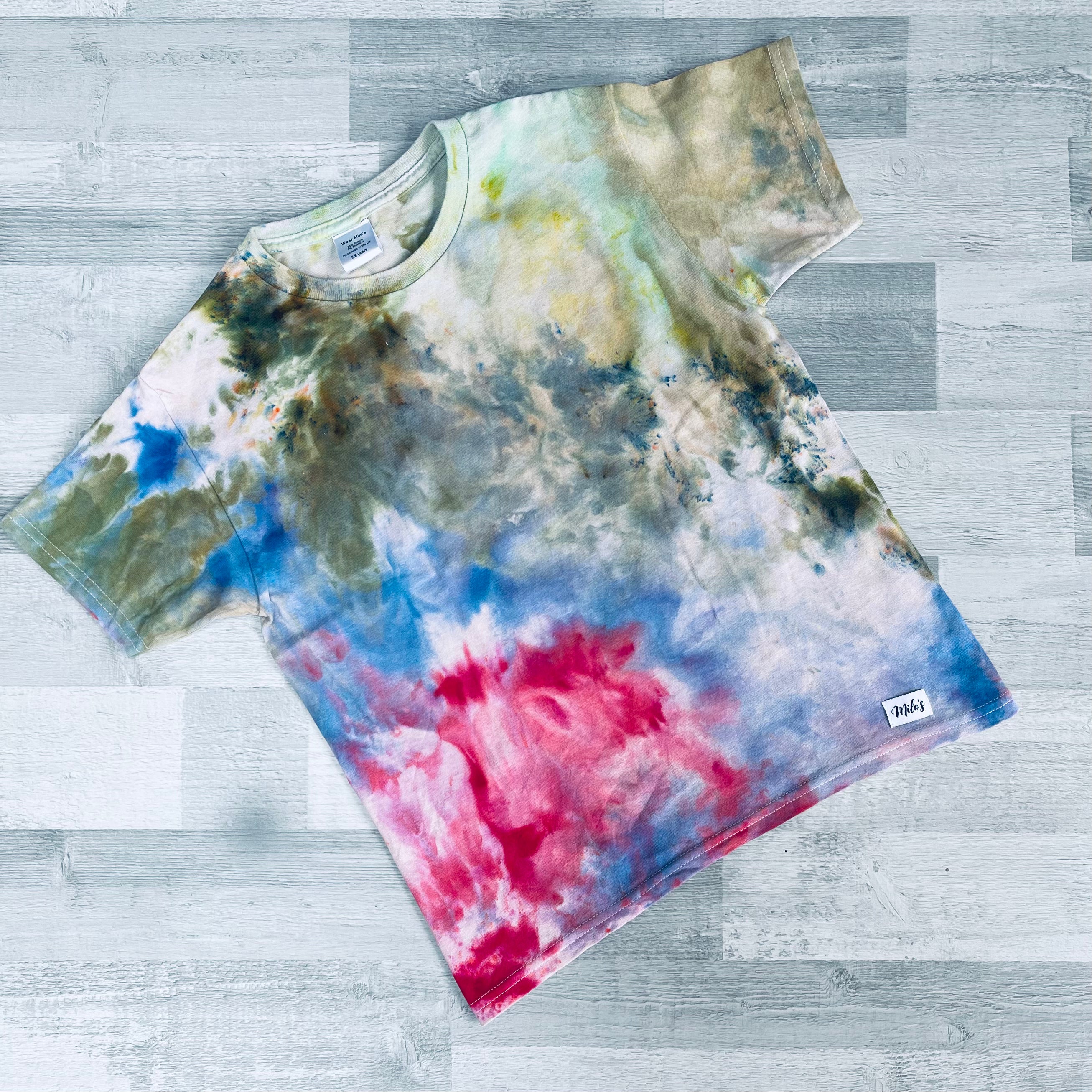 Summer Sand Ice Dyed Tee - 5-6 years