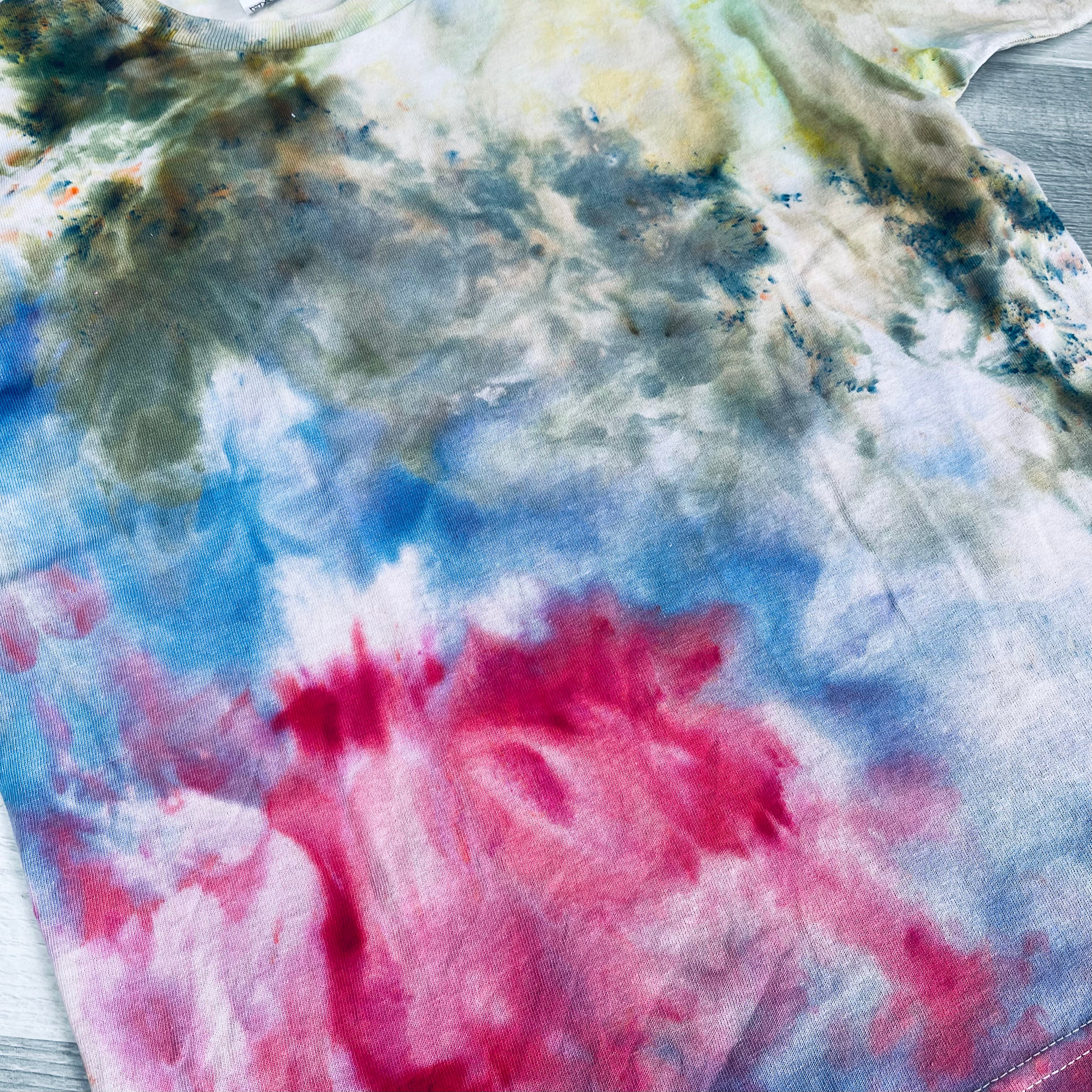 Summer Sand Ice Dyed Tee - 5-6 years