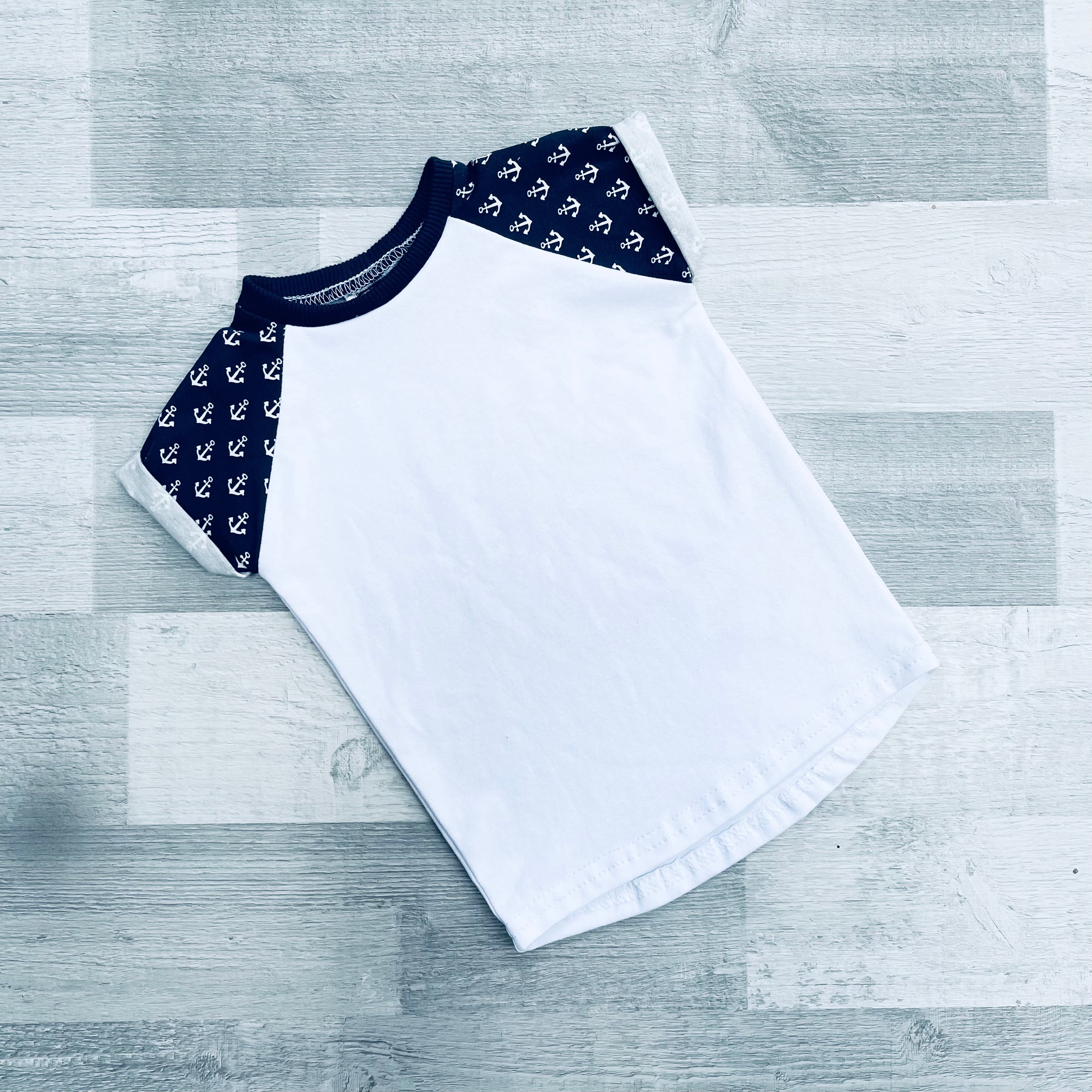 Navy Anchor Tee