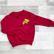Pizza Slice Embroidery Sweater