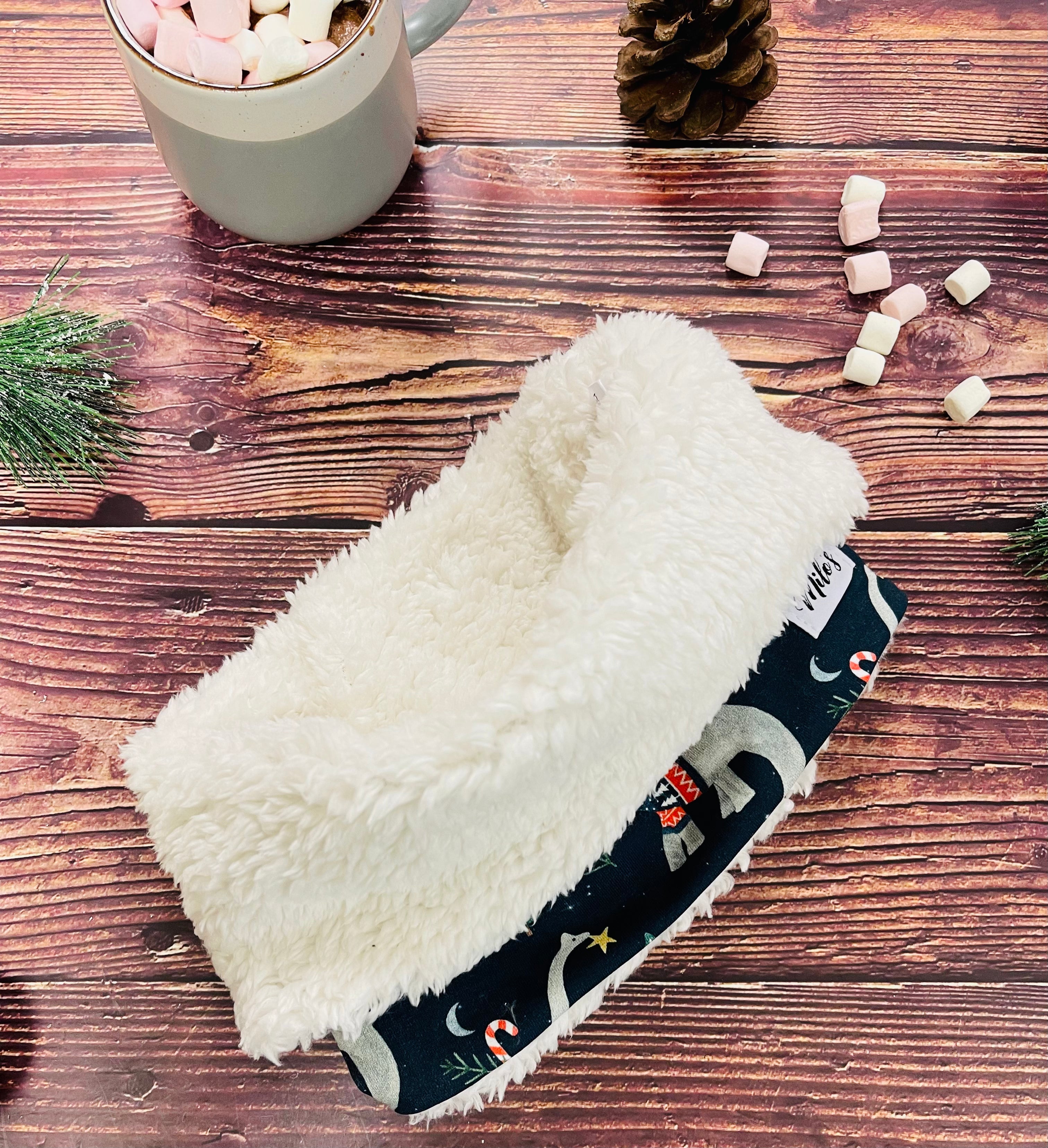 Navy Dinosaurs Cuddly Snood