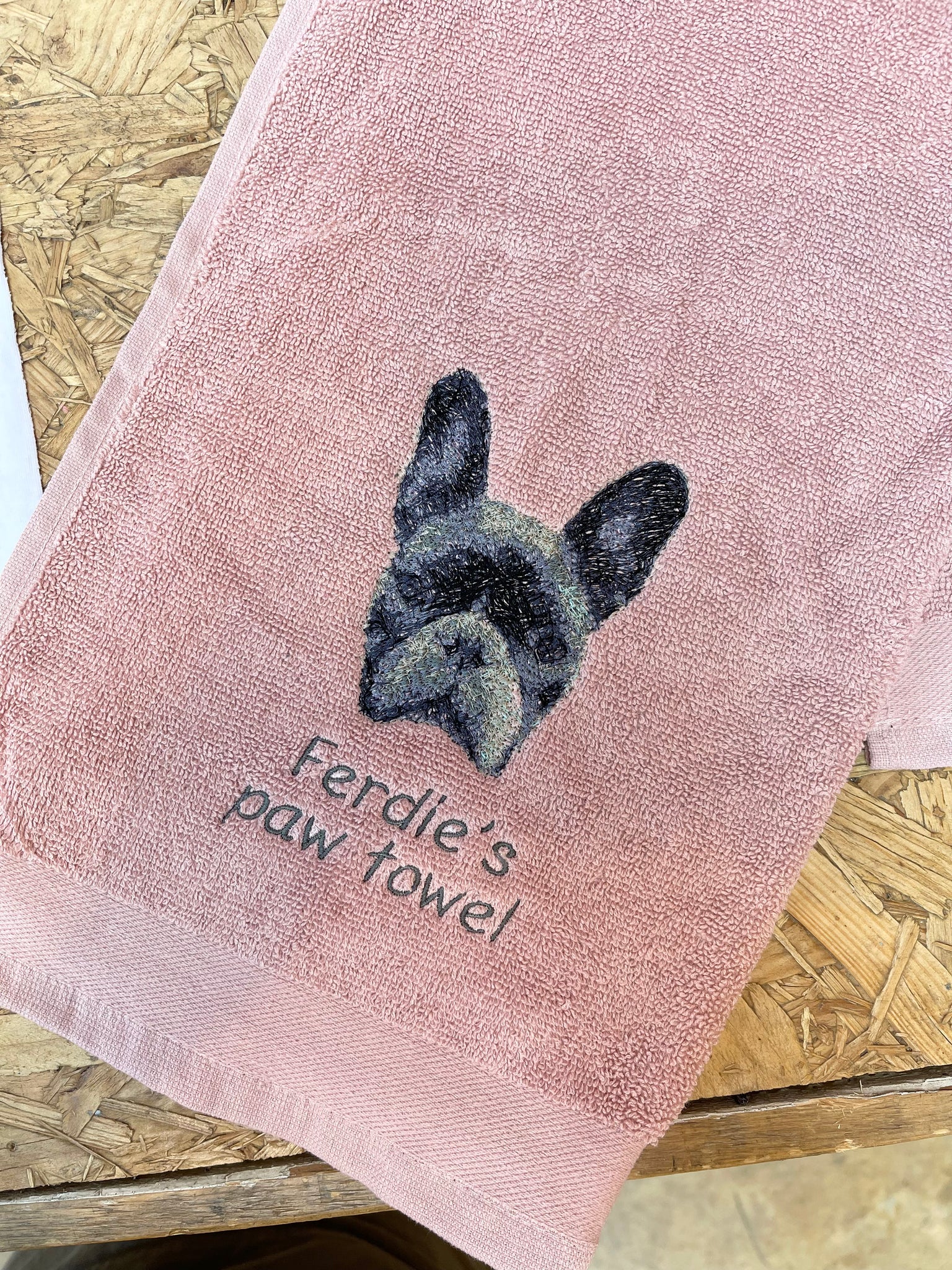CUSTOM Pet Embroidery Towel