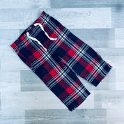 Red & Navy Tartan PJ Bottoms - 12-18 Months