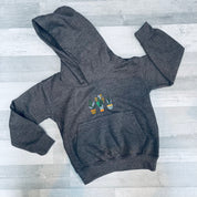 Plant Pot Embroidery Hoodie - 1-2 Years