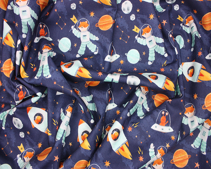 Fox in Space Dungarees