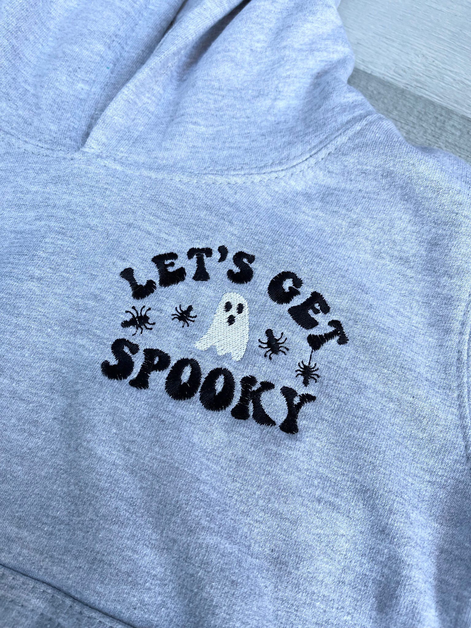 Let's Get Spooky Embroidery Hoodie