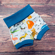 AlphaZoo Foldover Shorts - Grey