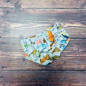 AlphaZoo Nappy Cover - Grey